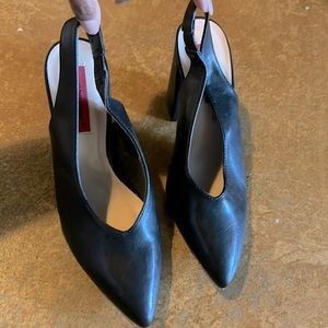 London Rebel Block Heel SZ 8 asos